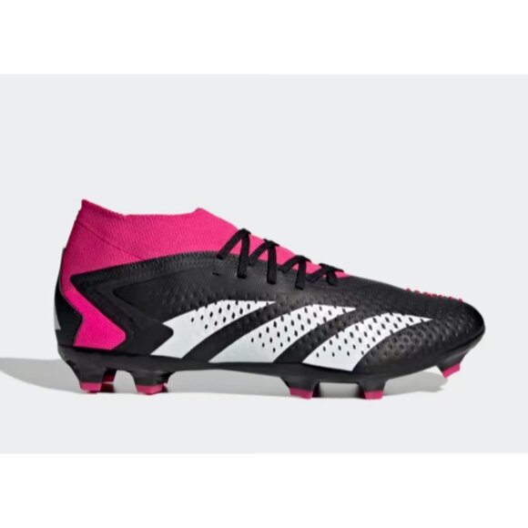 Adidas Predator Accuracy.2 FG Black/Pink Soccer Cleats GW4586 Men’s 8.5 & 9 - Picture 3 of 16